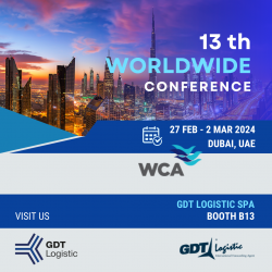 GDT Logistic parteciperà al WCA – Worldwide Conference a Dubai dal 27 Febbraio al 2 Marzo 2024.