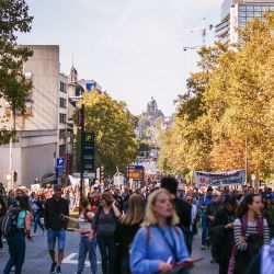 sciopero per le strade